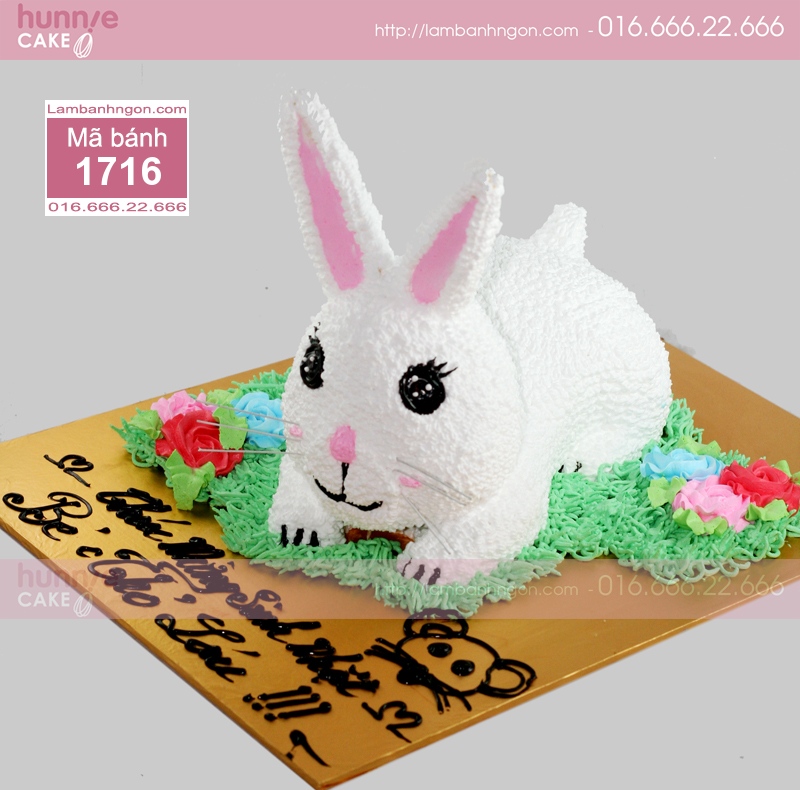 Tặng bạn bè một chiếc bánh sinh nhật hình con thỏ, đáng yêu và dễ thương như bánh này sẽ khiến bữa tiệc của bạn trở nên thú vị hơn bao giờ hết. Xem hình ảnh liên quan để tìm cách làm bánh này nhé!